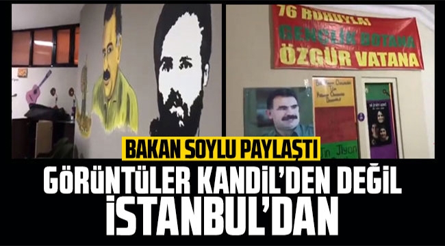 İçişleri Bakanı Soylu paylaştı! HDP binasında skandal görüntüler…