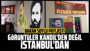 İçişleri Bakanı Soylu paylaştı! HDP binasında skandal görüntüler…
