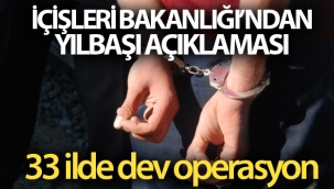İçişleri Bakanlığı: 'Gerçekleştirilen operasyonlarda 267 şahıs gözaltına alınmıştır'
