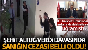 Şehit Altuğ Verdi davasında sanığa ağırlaştırılmış müebbet hapis cezası verildi