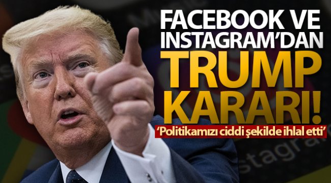 Trump'ın Facebook ve Instagram hesapları Biden'ın yeminine kadar askıya alındı