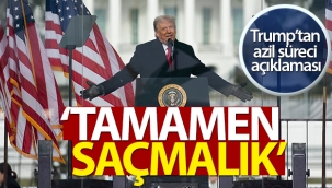 Trump'tan azil süreci açıklaması!