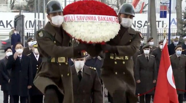 Türk askerinin Kore'deki zaferi için anma töreni düzenlendi