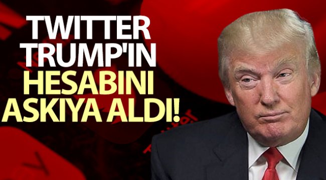 Twitter, Trump'ın ve seçim kampanyasının hesabını askıya aldı