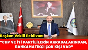 Başkan Vekili Pehlivan: Menemenli’nin hakkını hukukunu bankamatikçilere, yandaşlara yedirmeyeceğiz