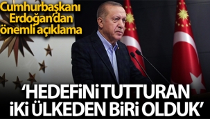 Cumhurbaşkanı Erdoğan'dan önemli açıklamalar