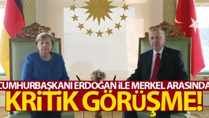 Cumhurbaşkanı Erdoğan, Merkel'le video konferansla görüştü