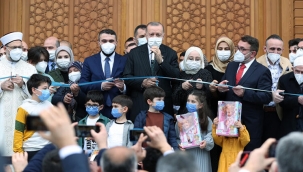 Cumhurbaşkanı Erdoğan Rize'de cami açılışına katıldı