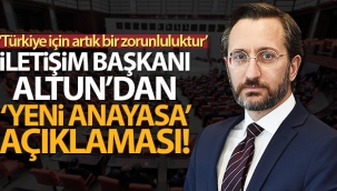 İletişim Başkanı Altun'dan 'yeni anayasa' açıklaması