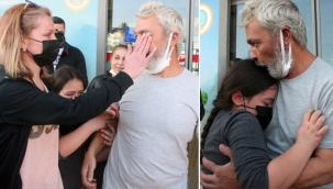 Kurtarılan gemici ailesine kavuştu! Gözyaşları sel oldu...
