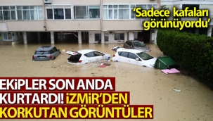 Zemin Katta Oturan Vatandaşlar Selden Son Anda Kurtarıldı