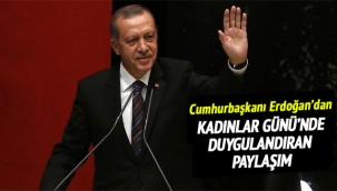 Cumhurbaşkanı Erdoğan'dan 8 Mart Dünya Kadınlar Günü paylaşımı