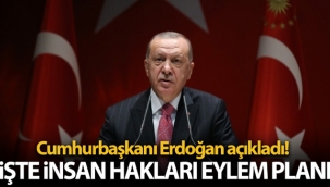 Cumhurbaşkanı Erdoğan İnsan Hakları Eylem Planı'nı açıkladı!