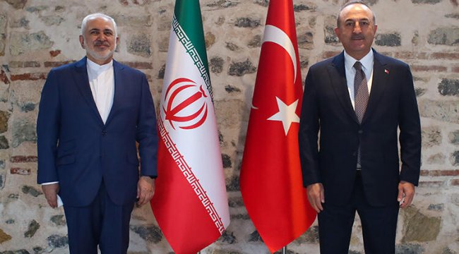 Dışişleri Bakanı Çavuşoğlu, İranlı mevkidaşı Zarif'le bir araya geldi