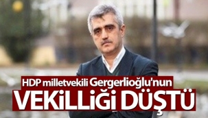 HDP milletvekili Gergerlioğlu'nun vekilliği düştü
