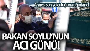 İçişleri Bakanı Soylu'nun acı günü! Annesi son yolculuğuna uğurlandı