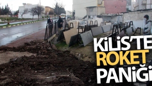Kilis'te roket paniği
