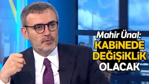 Mahir Ünal: Kabinede de değişiklik olacak