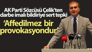 AK Parti Sözcüsü Çelik: 'Muhtıra siyaseti mutasyona uğramıştır'