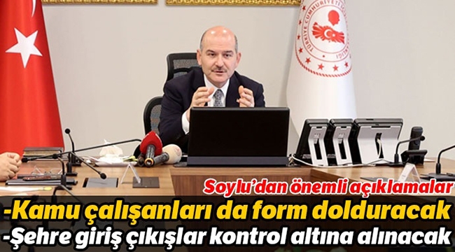 İçişleri Bakanı Soylu'dan tam kapanmayla ilgili açıklamalar