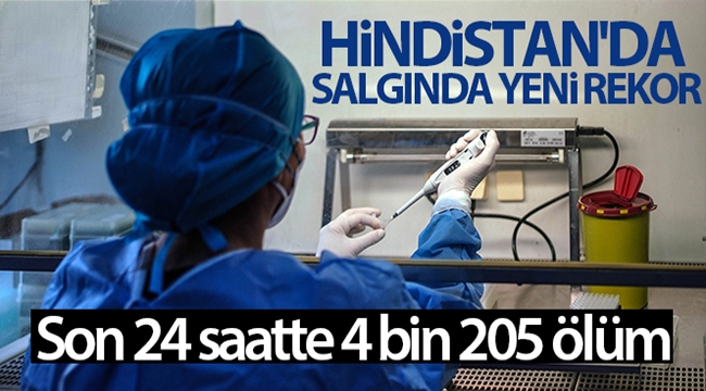 Hindistan'da salgında yeni rekor