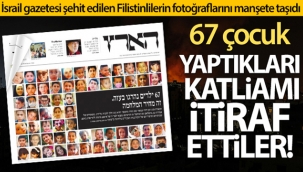İsrail gazetesi Haaretz şehit edilen Filistinli çocukların fotoğraflarını manşete taşıdı