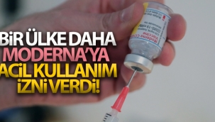 Tayland'dan Moderna'ya acil kullanım izni