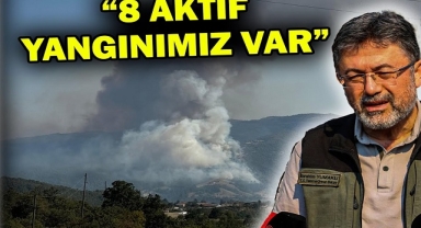 Bakan Yumaklı: Şu an 8 aktif yangınımız var