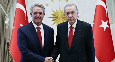 Cumhurbaşkanı Erdoğan, ABD Büyükelçisi Flake'i kabul etti