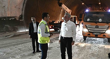 Başkan Görgel, Aşık Mahzuni Şerif Tünellerindeki çalışmaları inceledi