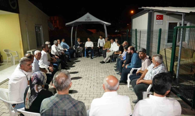 Başkan Tutdere muhtarlarla bir araya geldi