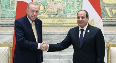 Cumhurbaşkanı Erdoğan, Mısır Cumhurbaşkanı es-Sisi ile görüştü