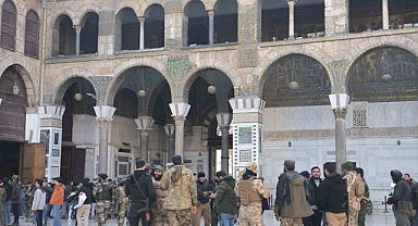 Şam'daki tarihi Emevi Camii görüntülendi