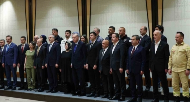 Cumhurbaşkanı Erdoğan işçilerle bir araya geldi