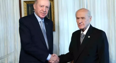 Cumhurbaşkanı Erdoğan, MHP Genel Başkanı Bahçeli ile bir araya geldi