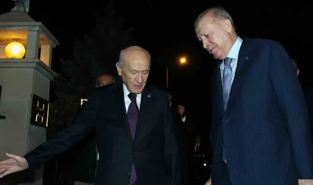 Cumhurbaşkanı Erdoğan, MHP Lideri Bahçeli ile bir araya geldi
