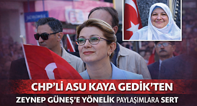 CHP'li Asu Kaya Gedik'ten Zeynep Güneş Akgün'e yönelik paylaşımlara sert tepki