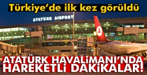Atatürk Havalimanı'nda hareketli dakikalar! Yakalandı...