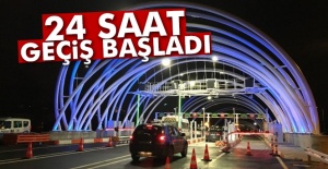 Avrasya Tüneli’nden 24 saat geçiş başladı