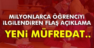 Bakan Yılmaz, yeni müfredatı açıkladı!