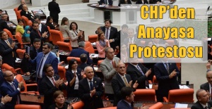 CHP'den anayasa değişiklik teklifi protestosu