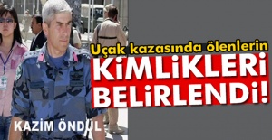 Düşen uçaktaki mürettebatın kimlikleri belirlendi