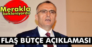Naci Ağbal'dan flaş bütçe açıklaması