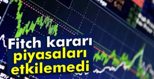 Fitch kararı piyasaları etkilemedi