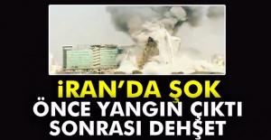 Tahran’da 17 katlı bina çöktü