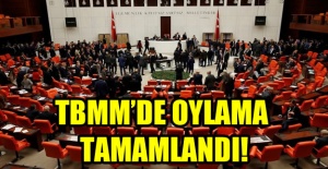 TBMM'de oylama tamamlandı! Baraj aşıldı