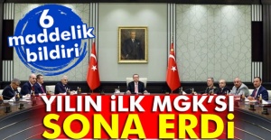 2017 yılının ilk MGK’sı tamamlandı