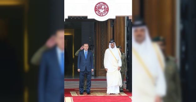 Cumhurbaşkanı Erdoğan, Katar Emiri ile görüştü