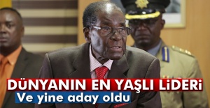 Dünyanın en yaşlı lideri yine aday oldu