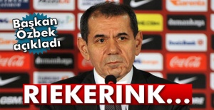 Dursun Özbek açıkladı! Riekerink...